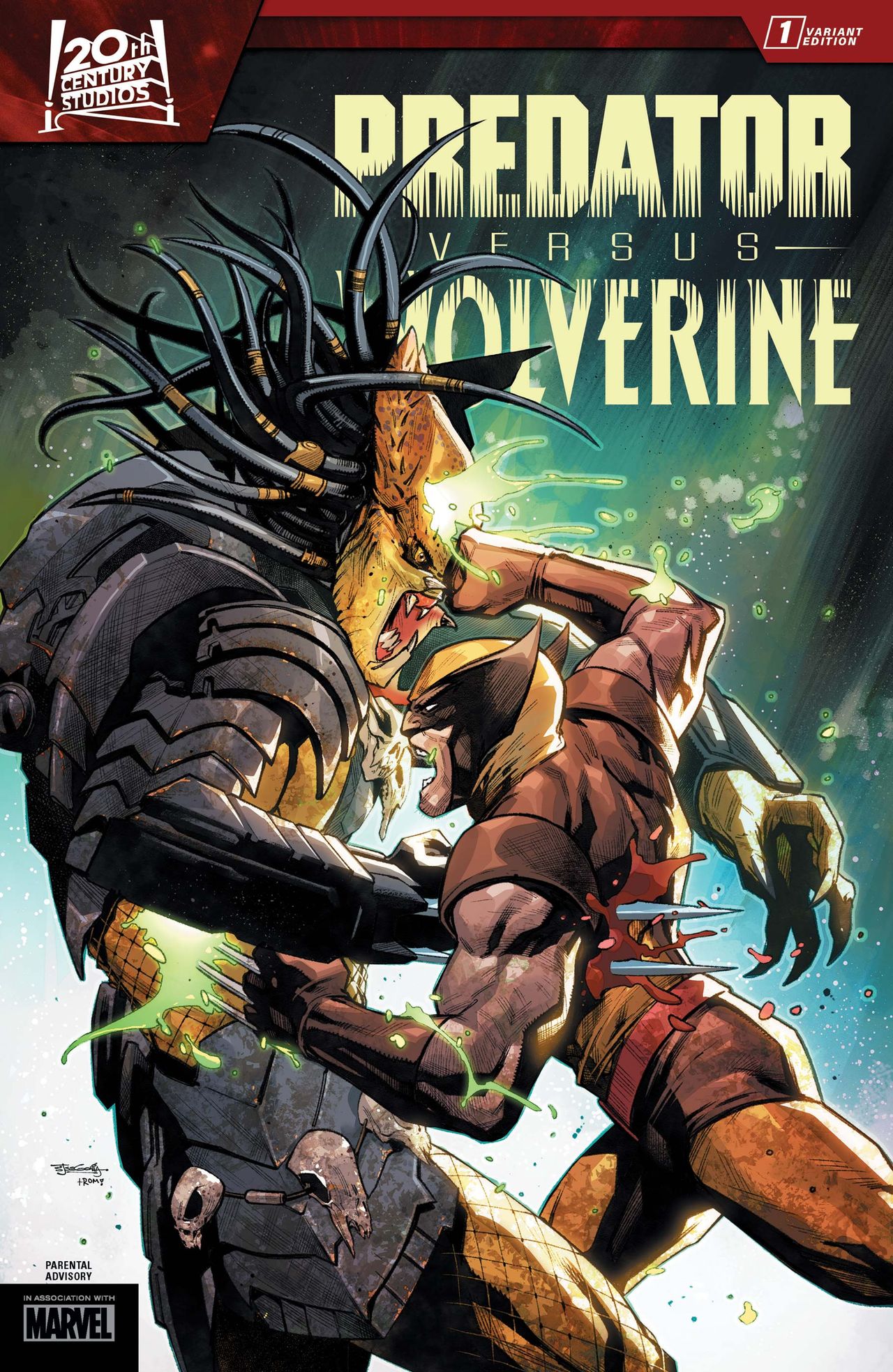 Covers for Predator Versus Wolverine #1