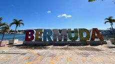 Welcome to Bermuda sign in Hamilton