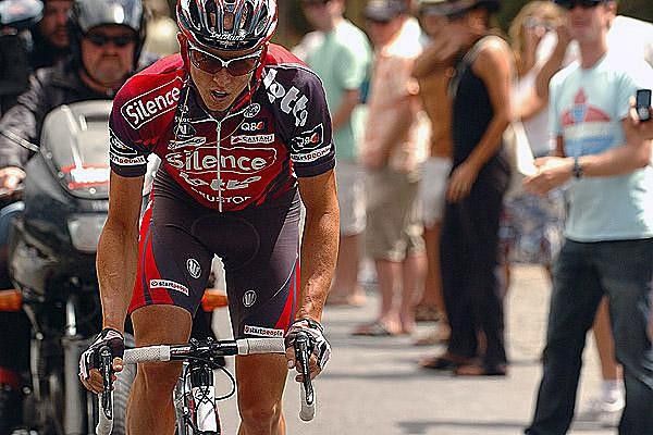 Lloyd on the final time up Mt. Buninyong