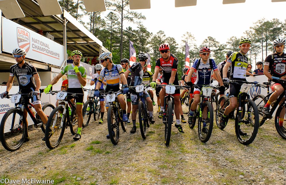 The front row contained plenty of endurance specialists.