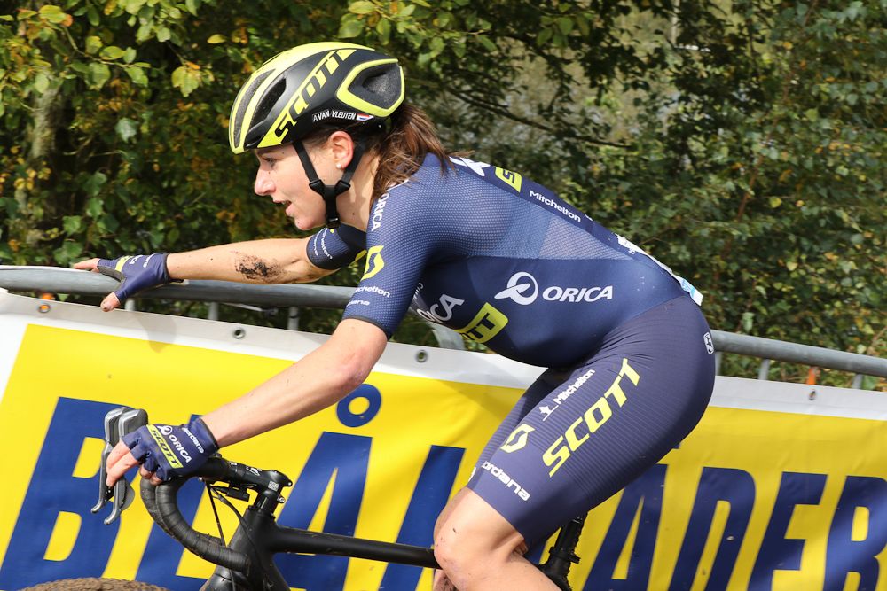 Time trial world champion Annemiek van Vleuten (Orica-Scott)