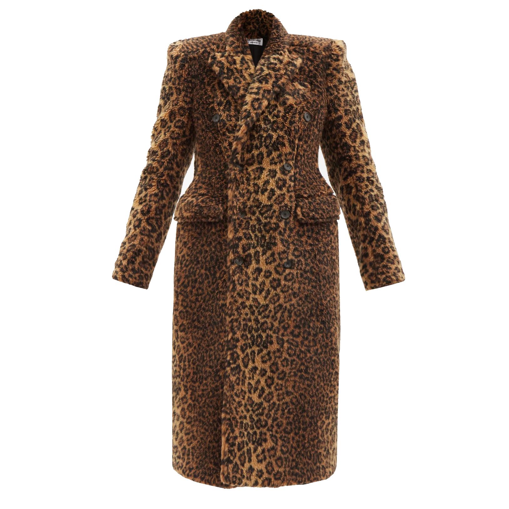 leopard print coat