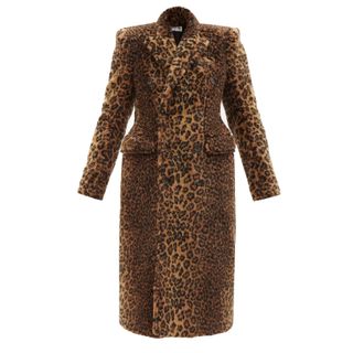 leopard print coat