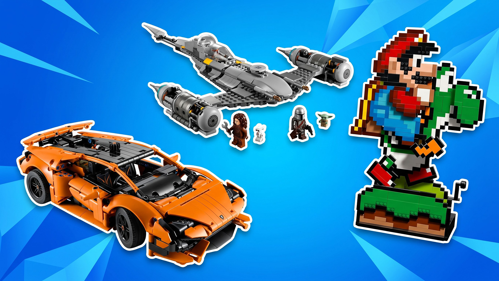 A selection of Lego kits.