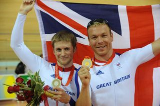 Chris Hoy Jason Kenny Gold silver Olympics 2008
