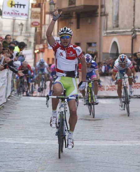 Peter Sagan (Liquigas-Cannondale) delivered a stunning display of strength to win the day.