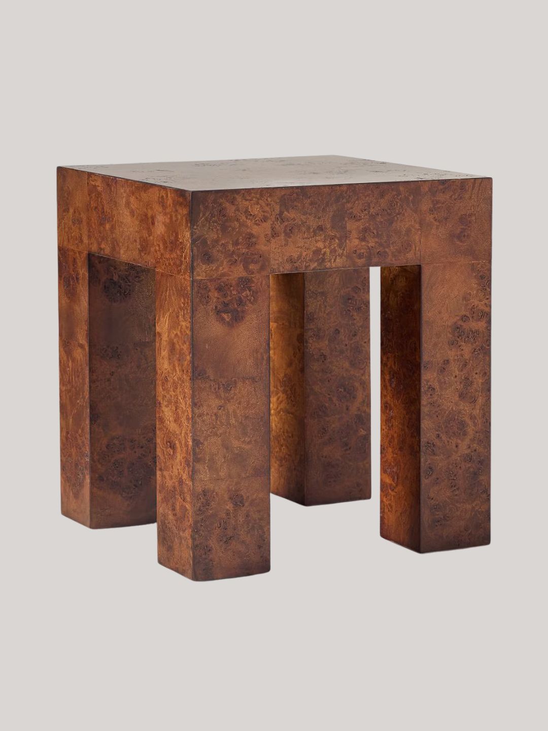 West Elm, Parsons Burl Side Table
