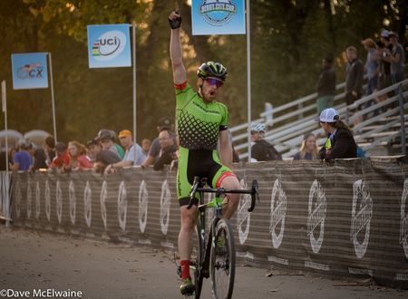 Stephen Hyde (Cannondale) wins day two of the Derby City Cup and strings together six consecutive UCI victories