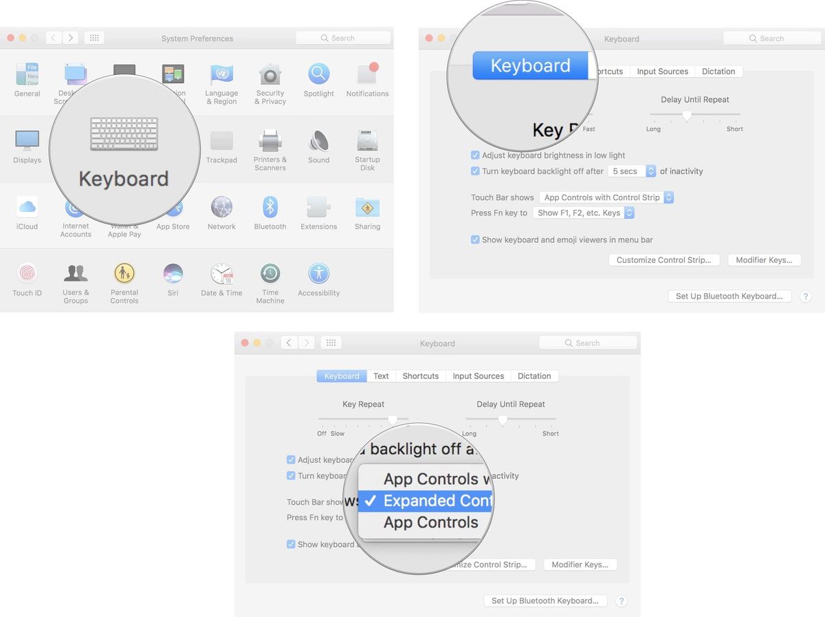 How to customize the Touch Bar Control Strip on the MacBook Pro iMore