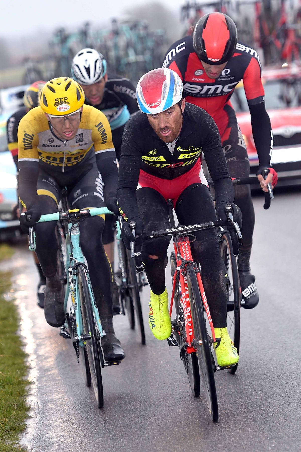 Luca Paolini (Katusha) comes to the front
