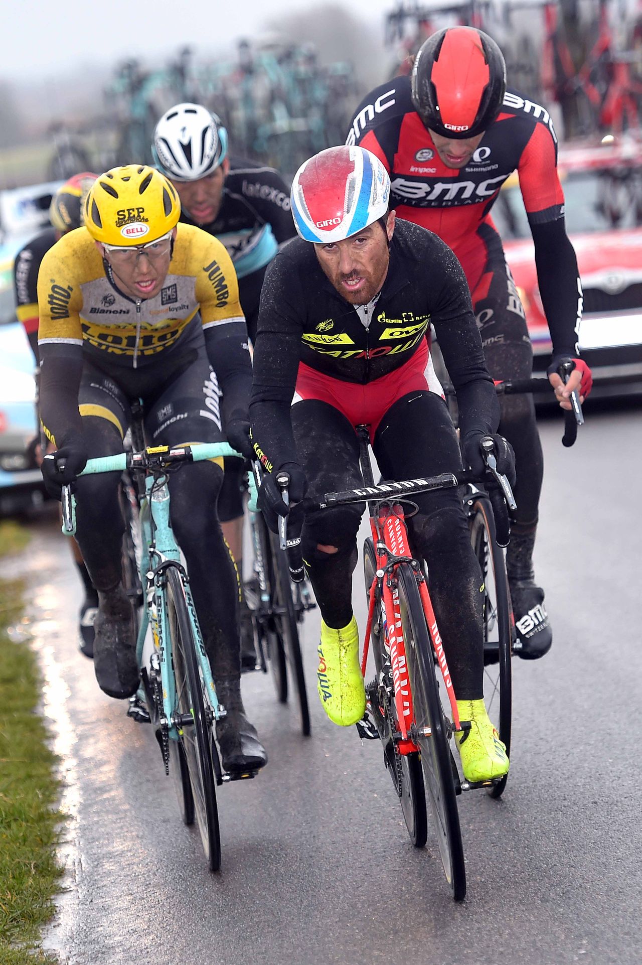 Luca Paolini (Katusha) comes to the front