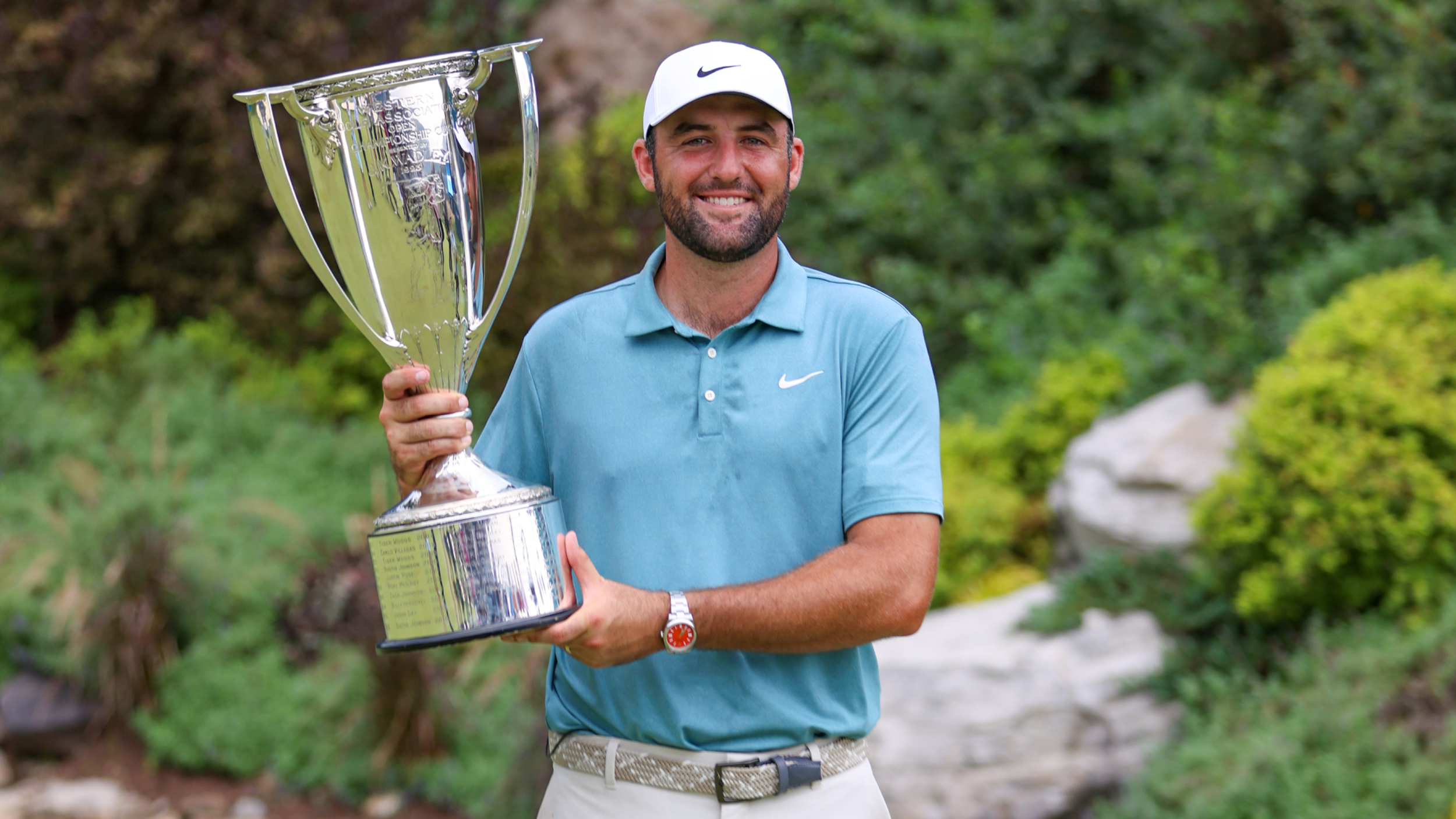 Scottie Scheffler at the BMW Championship