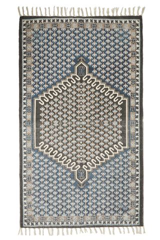 Medium Poppy Field rug in Blue, £125, French Connection Home