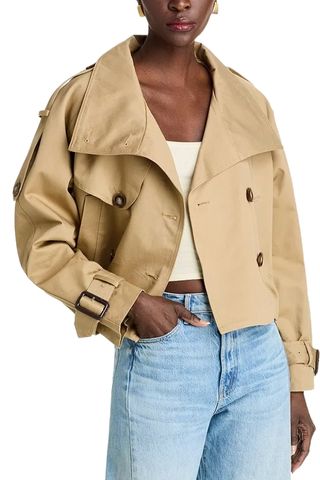 Crop Trench Coat - Exclusive