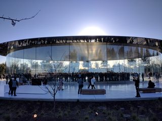 Apple's Steve Jobs Theater in Cupertino, Calif. 