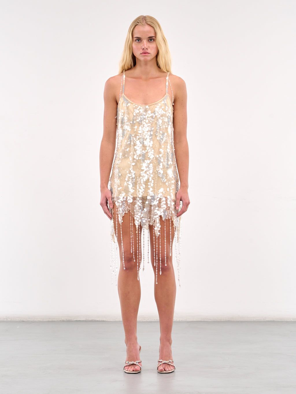 Sequin Mini Dress (4a257a-R1084-Butter-Swamp)