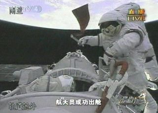 NASA, Russia and their space station partners are not the only countries launching humans off the planet. China has launched two manned spaceflight aboard its Shenzhou spacecraft since 2003, with plans set for a three-person flight, spacewalks, future orbital laboratories and even unmanned and crewed moon mission in the coming decades. Here is an image of China's first spacewalk.