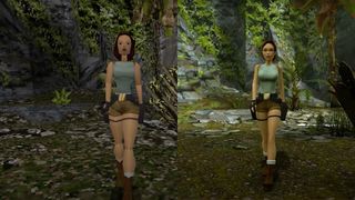 Lara Croft original and remaster