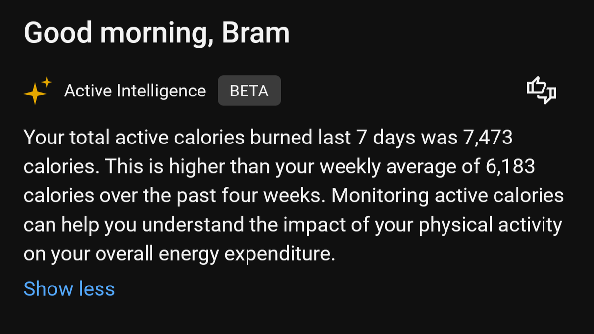 Garmin Active Intelligence