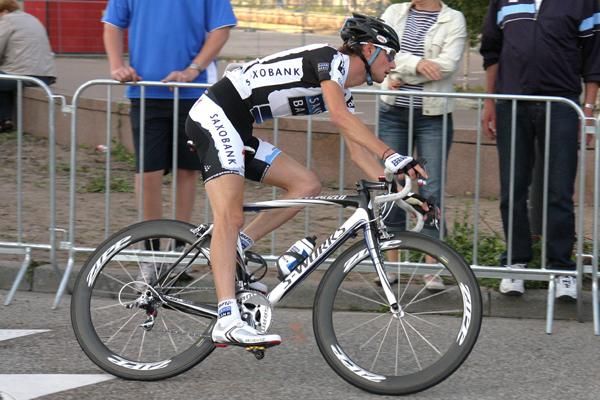 Frank Schleck was one of the main attractions in Emmen.