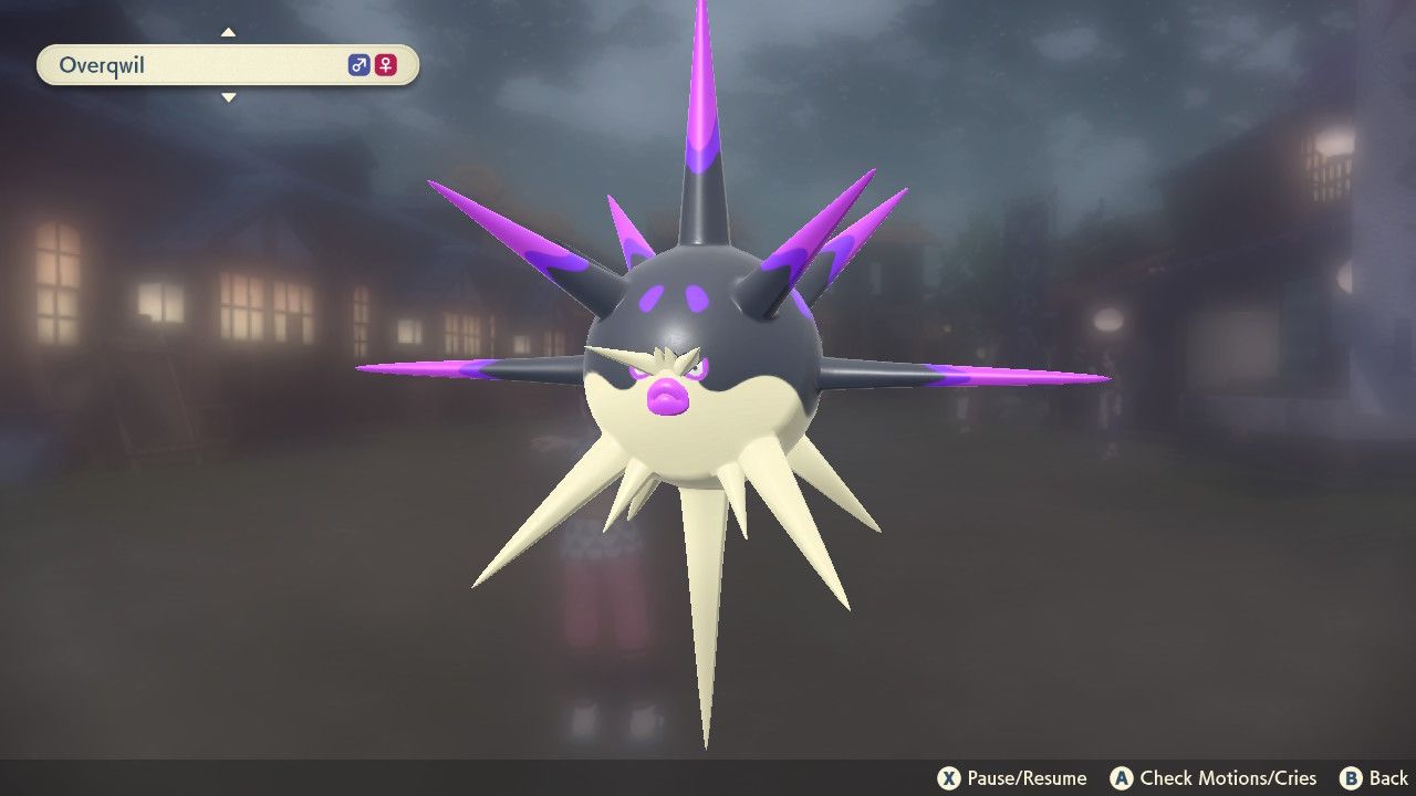 How to evolve Qwilfish into Overqwil in Pokemon Legends Arceus