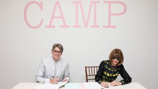 Andrew Bolton and Anna Wintour