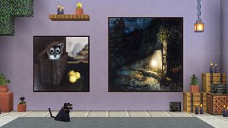 Minecraft pixel paintings