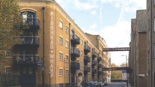 Grade II converted warehouse on Wapping High Street.