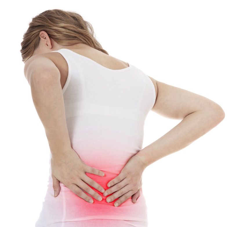 Woman Back Pain