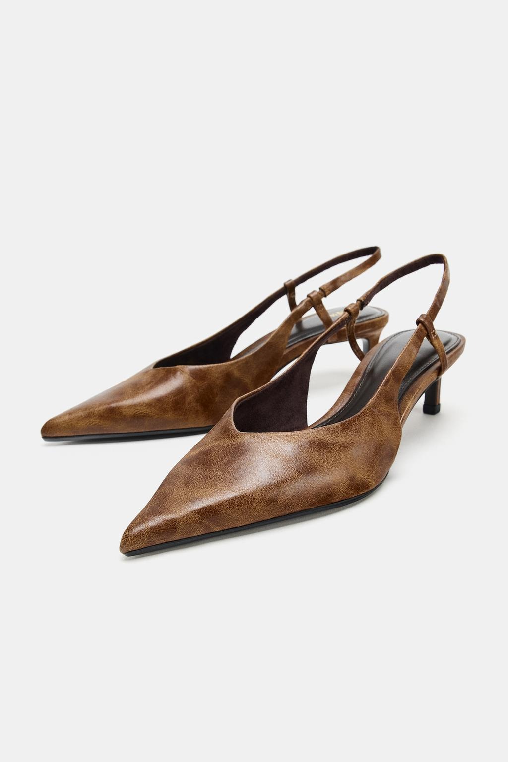 ZARA, Worn Effect Shoes