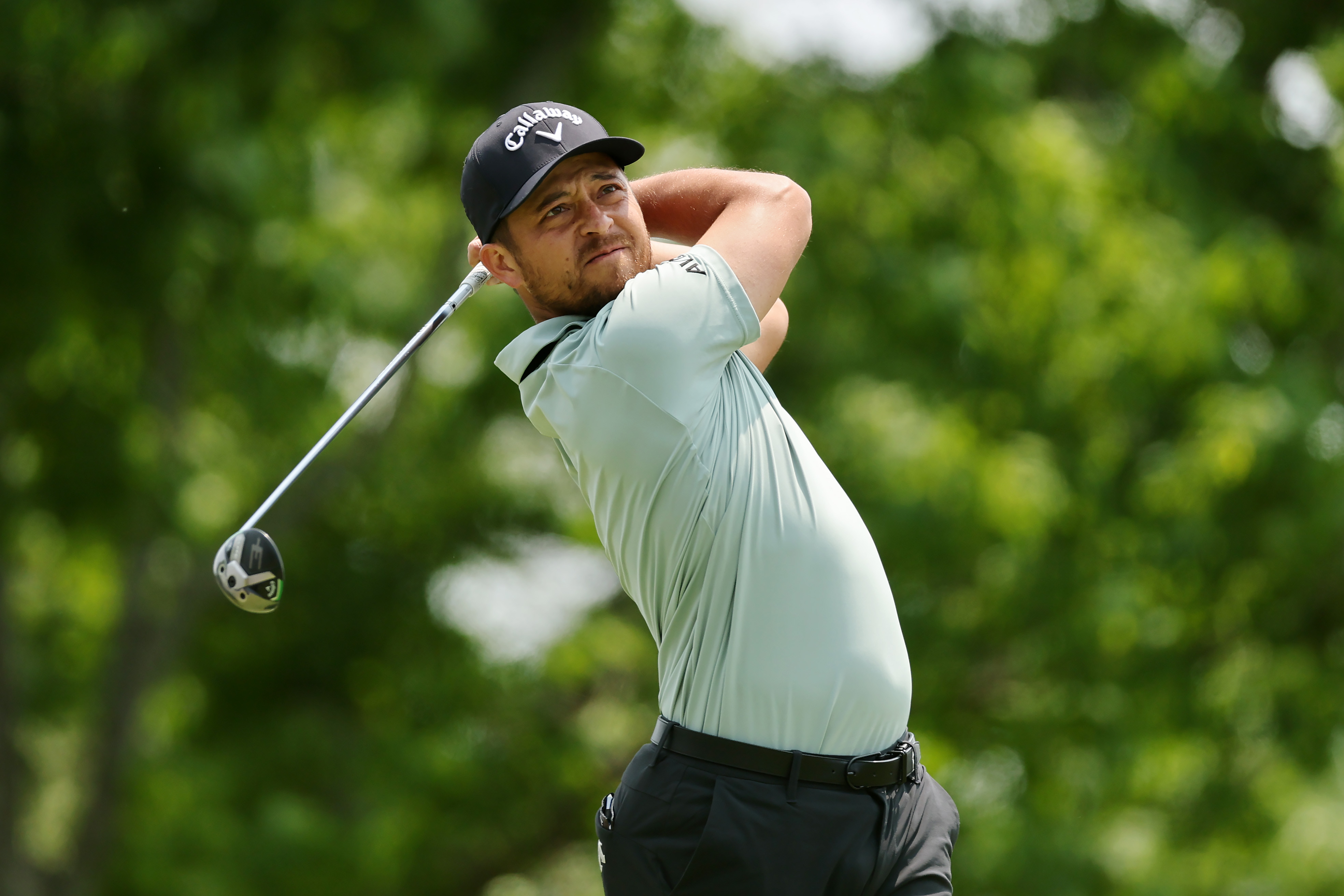 Xander Schauffele at the Memorial in 2025
