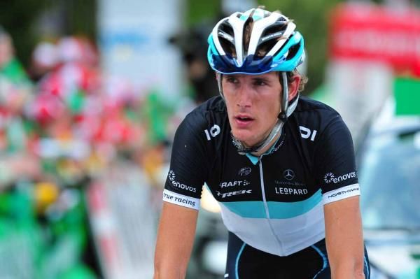 Andy Schleck (Leopard Trek) battled hard but couldn't catch Thomas De Gendt.