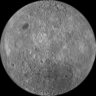 Mosaic of photos taken of the far side of the moon by the Lunar Reconnaissance Orbiter, orbiting at an altitude of just 30 miles (50 km).
