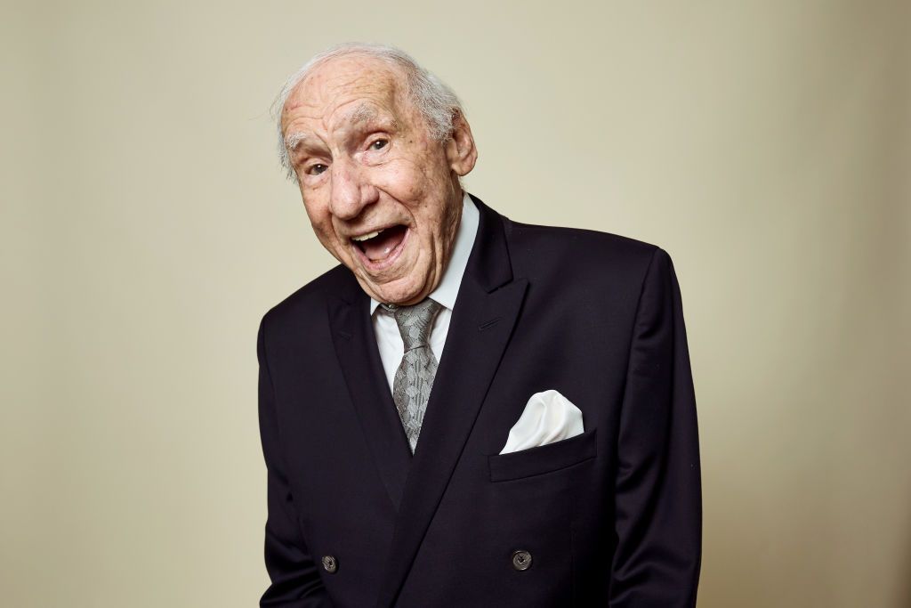 Mel Brooks poses for a portrait during the 2024 Peabody Awards at Beverly Wilshire