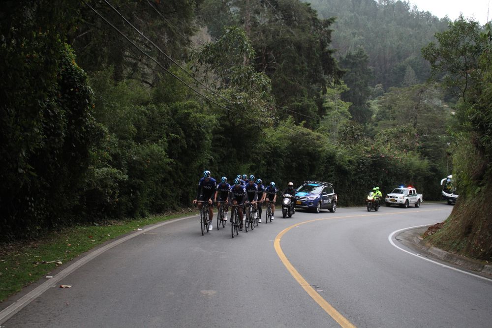 The riders get going