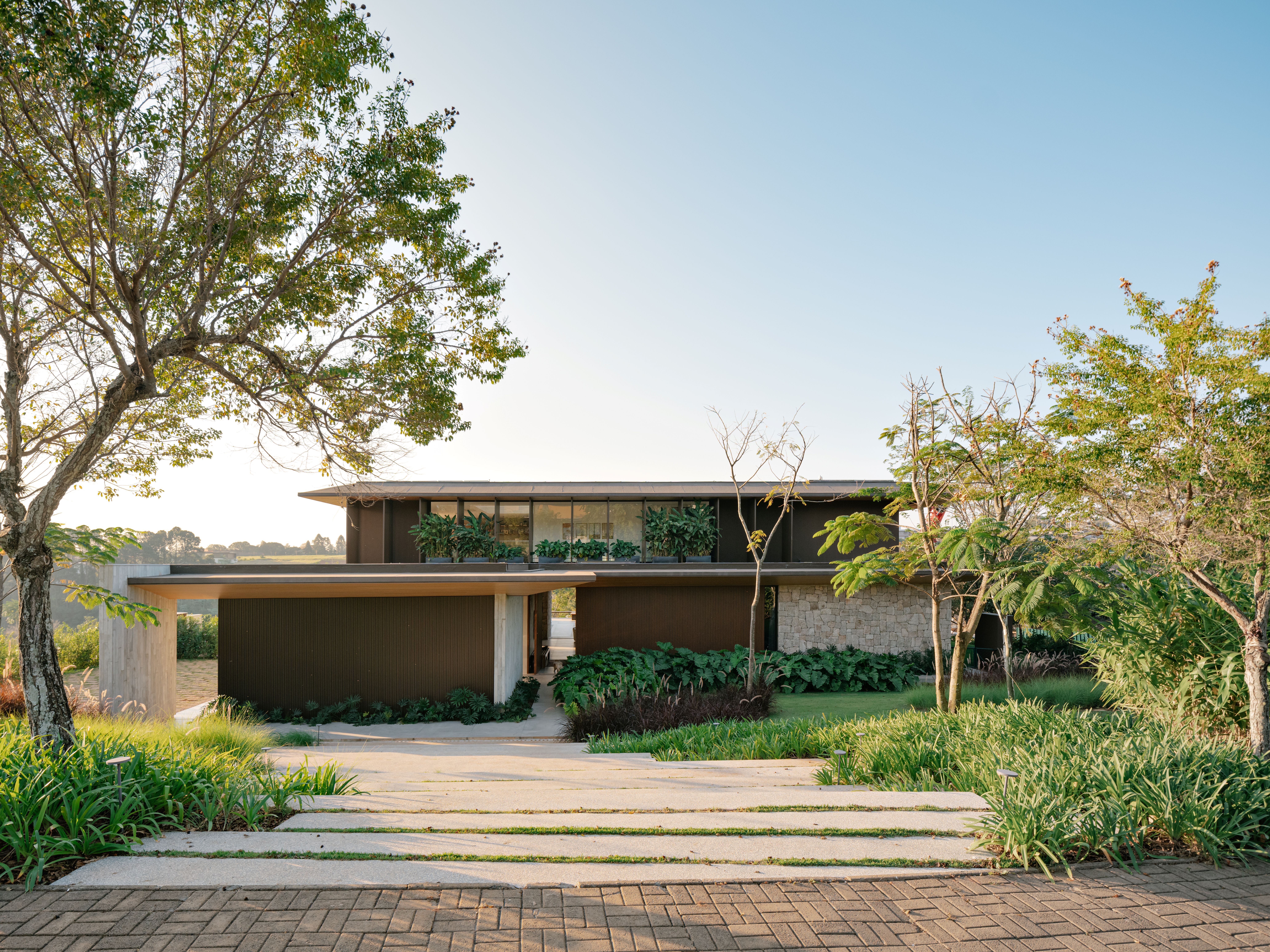 Inside Serena House, a contemporary Brazilian home tucked away behind tropical gardens