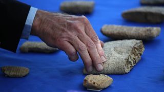 Cuneiform tablets from a lost city called Irisagrig in Iraq were returned to Iraq after being seized from Hobby Lobby. 
