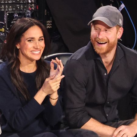 Meghan Duchess of Sussex and Prince Harry Duke of Sussex at The 2026 NBA All-Star Game held at the Intuit Dome on February 15, 2026 in Los Angeles, California