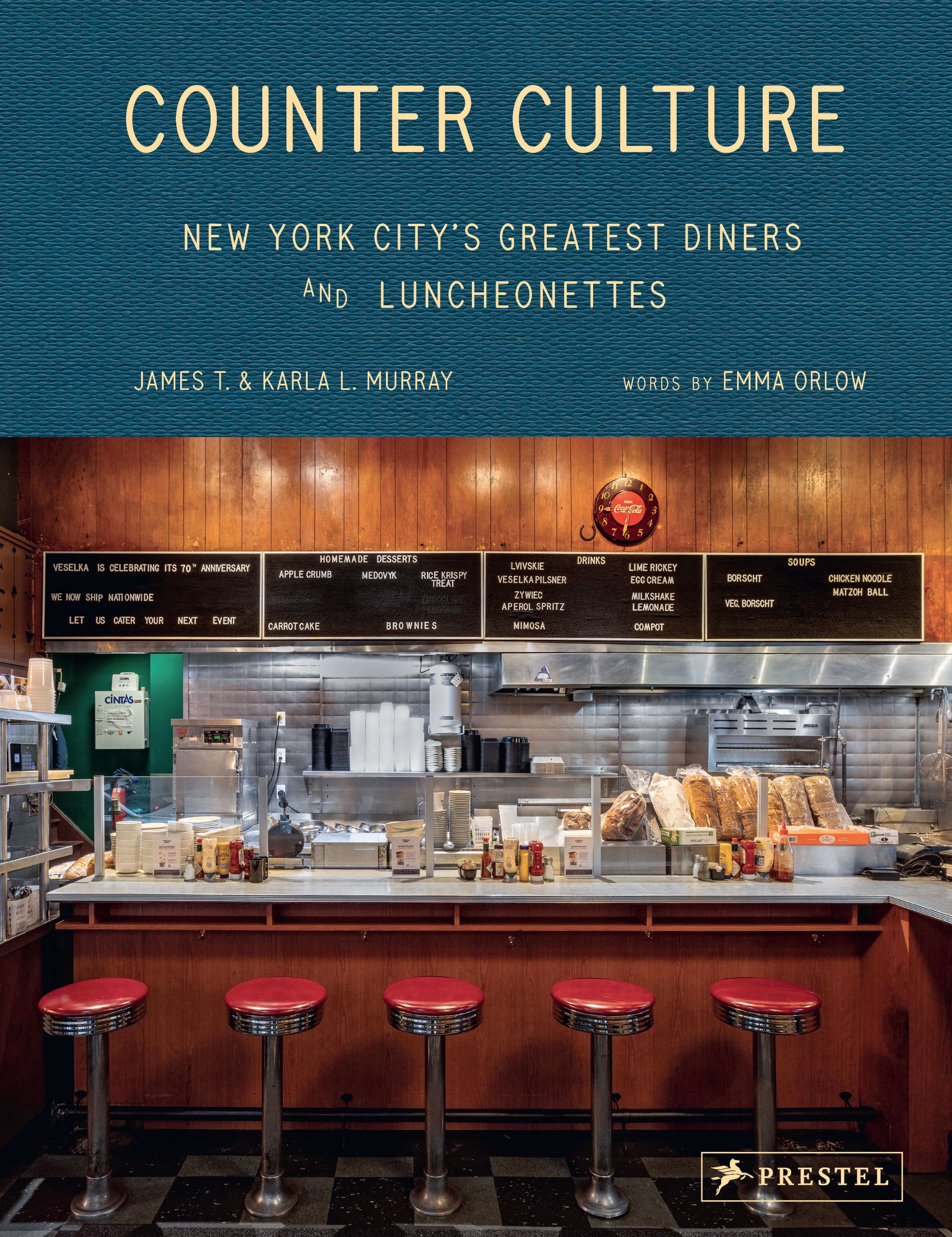 Book cover of "Counter Culture: New York City&amp;rsquo;s Greatest Diners and Luncheonettes".