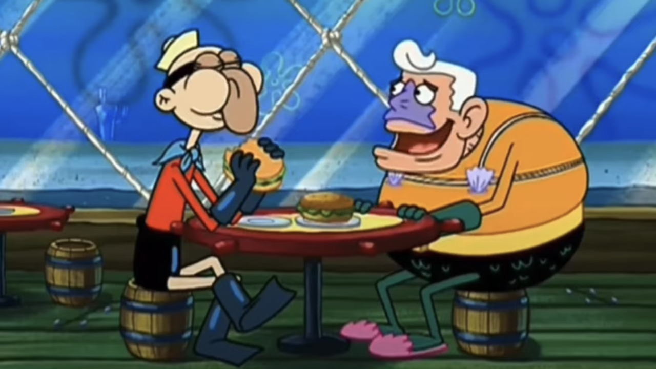Mermaid man and Barnacle Boy on SpongeBob SquarePants