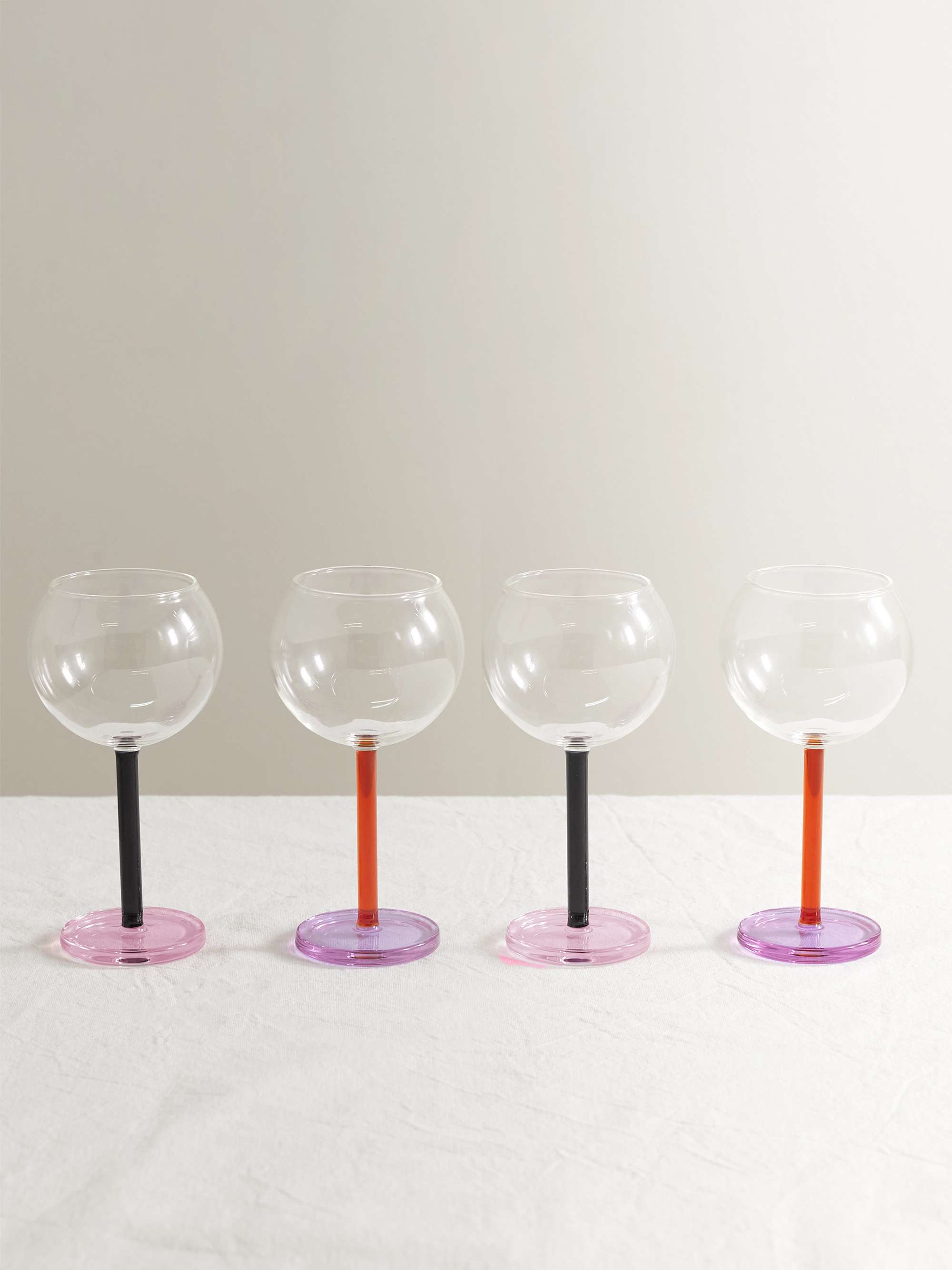Bilboquet Set of Four Wine Glasses