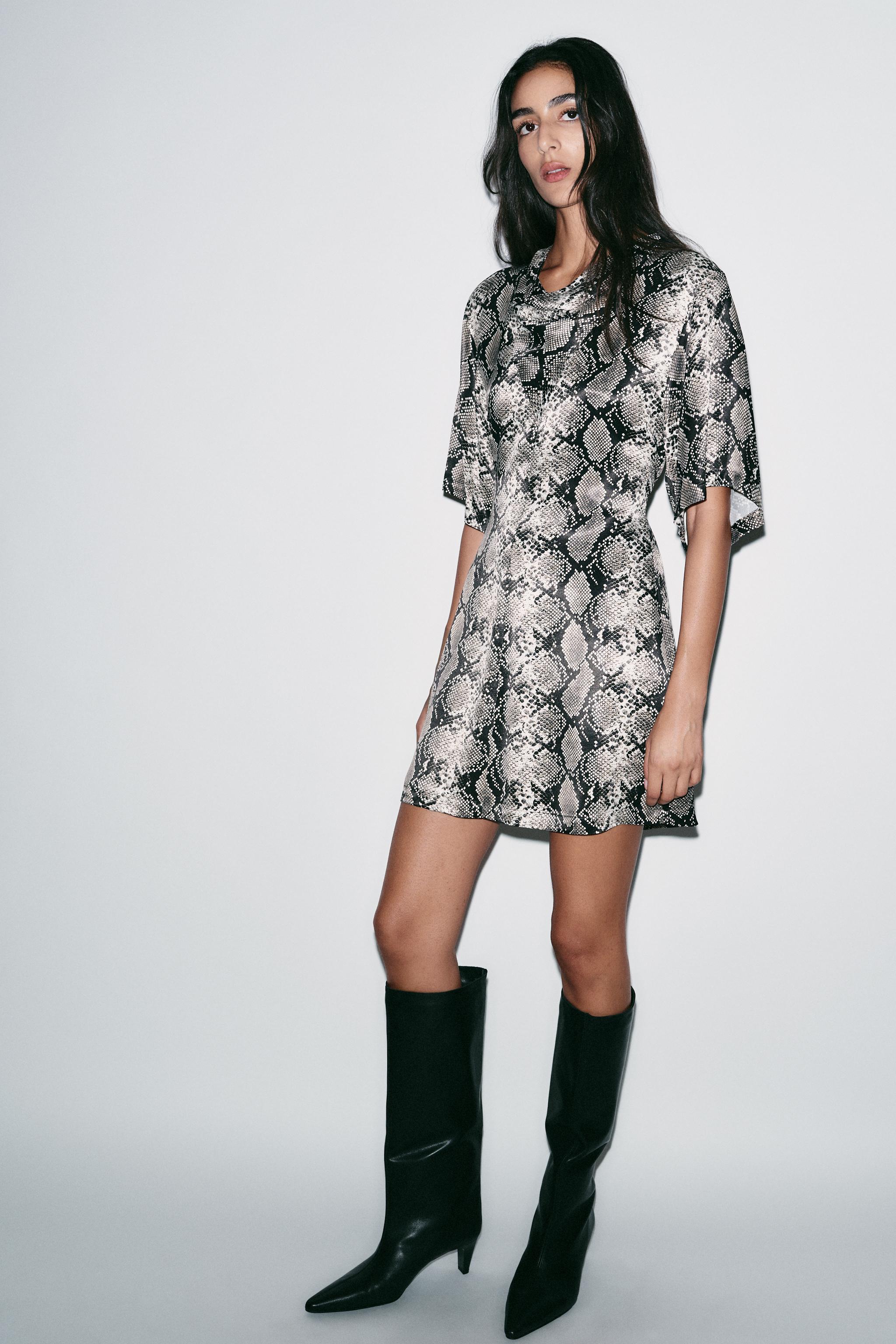 Animal Print Mini Dress