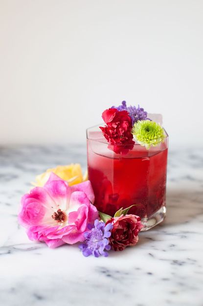 Pomegranate Hibiscus Cocktail