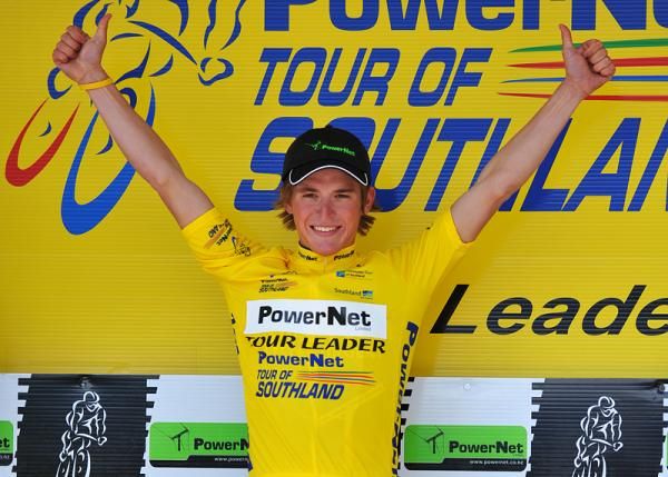 Josh Atkins (Kia Motors) is the new leader of the Tour as well as leading the U23 classification