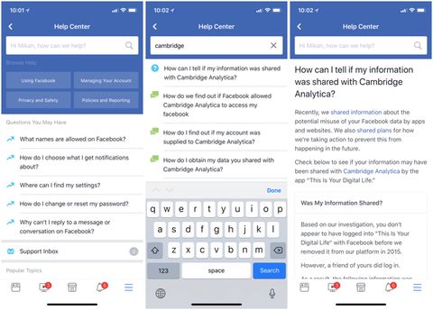 How to check if your Facebook info was accessed by Cambridge Analytica ...