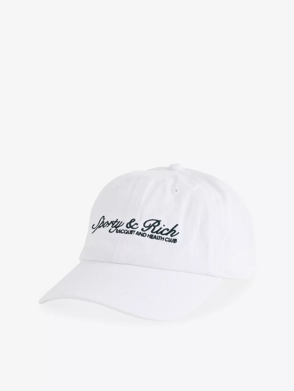 Sporty & Rich, Syracuse Logo-Embroidered Cotton Baseball Cap
