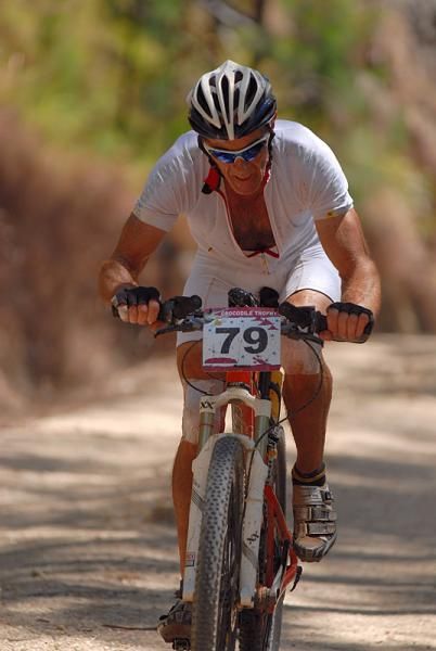 A rider during stage 2