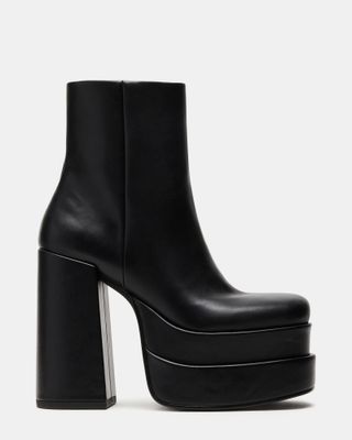 Cobra Black Platform Bootie | Women's Platform Bootie – Steve Madden