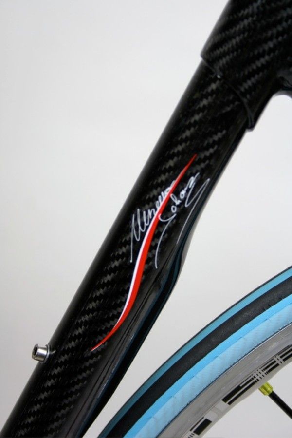 Johan Museeuw is the name behind the bike and it carries his signature