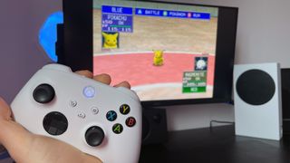 Pokémon Stadium running on an Xbox Series S